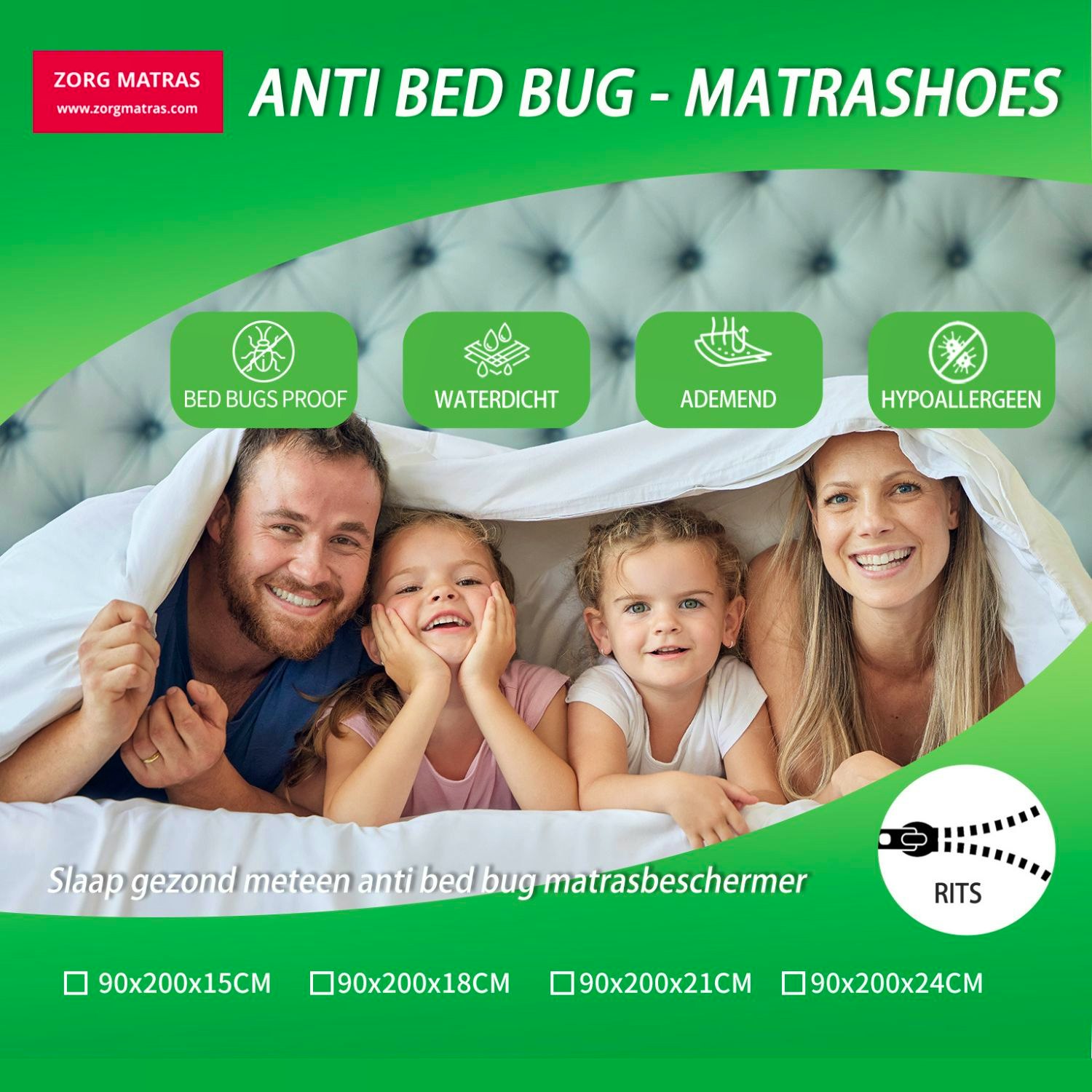 Anti huisstofmijt matrashoes - 7