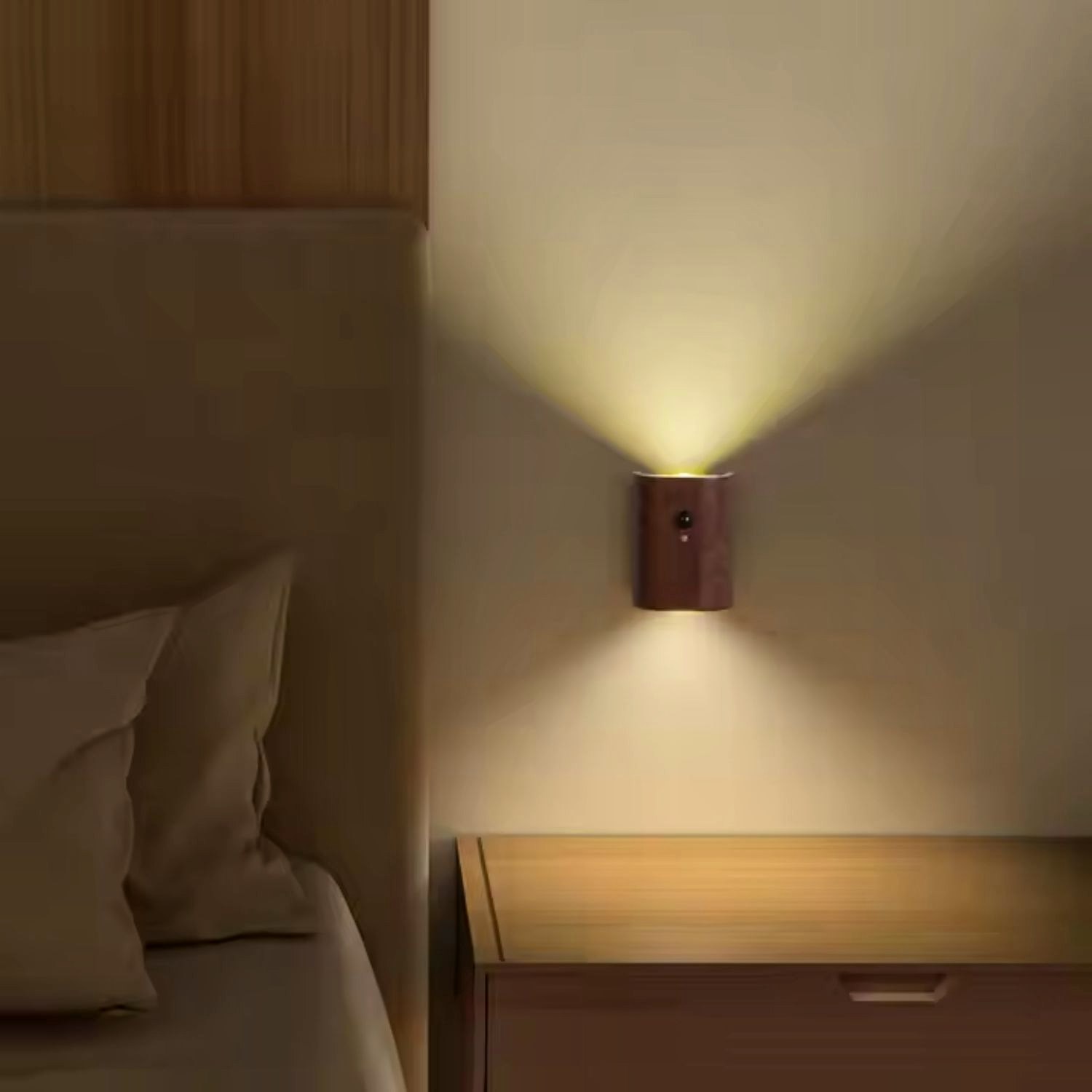 Draadloos wandlampje met bewegingsensor