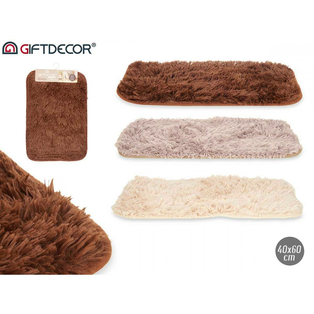Tapijt voor slaapkamer 40x60 cm - bruin