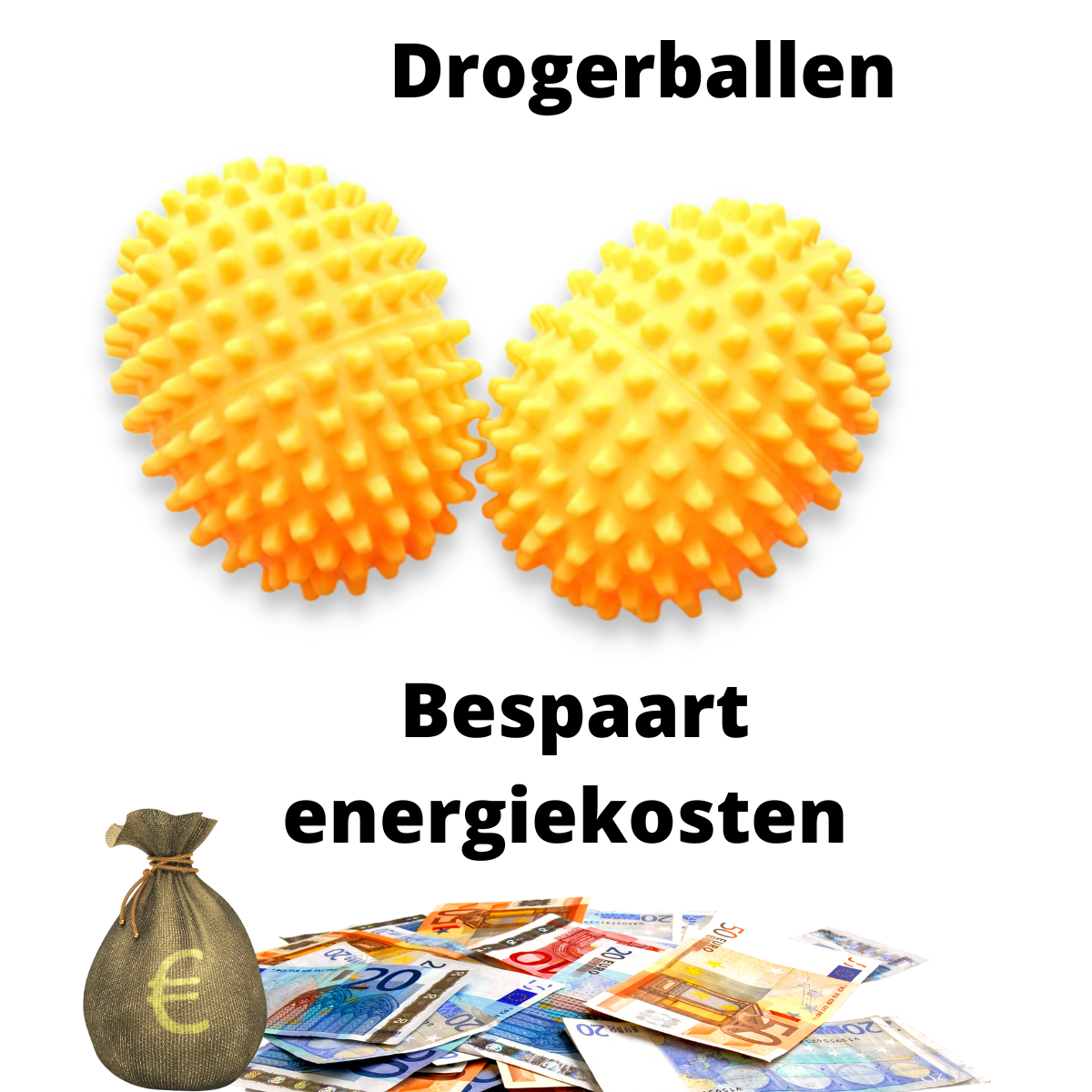 Drogerballen - citroengeur - geel - 1 paar