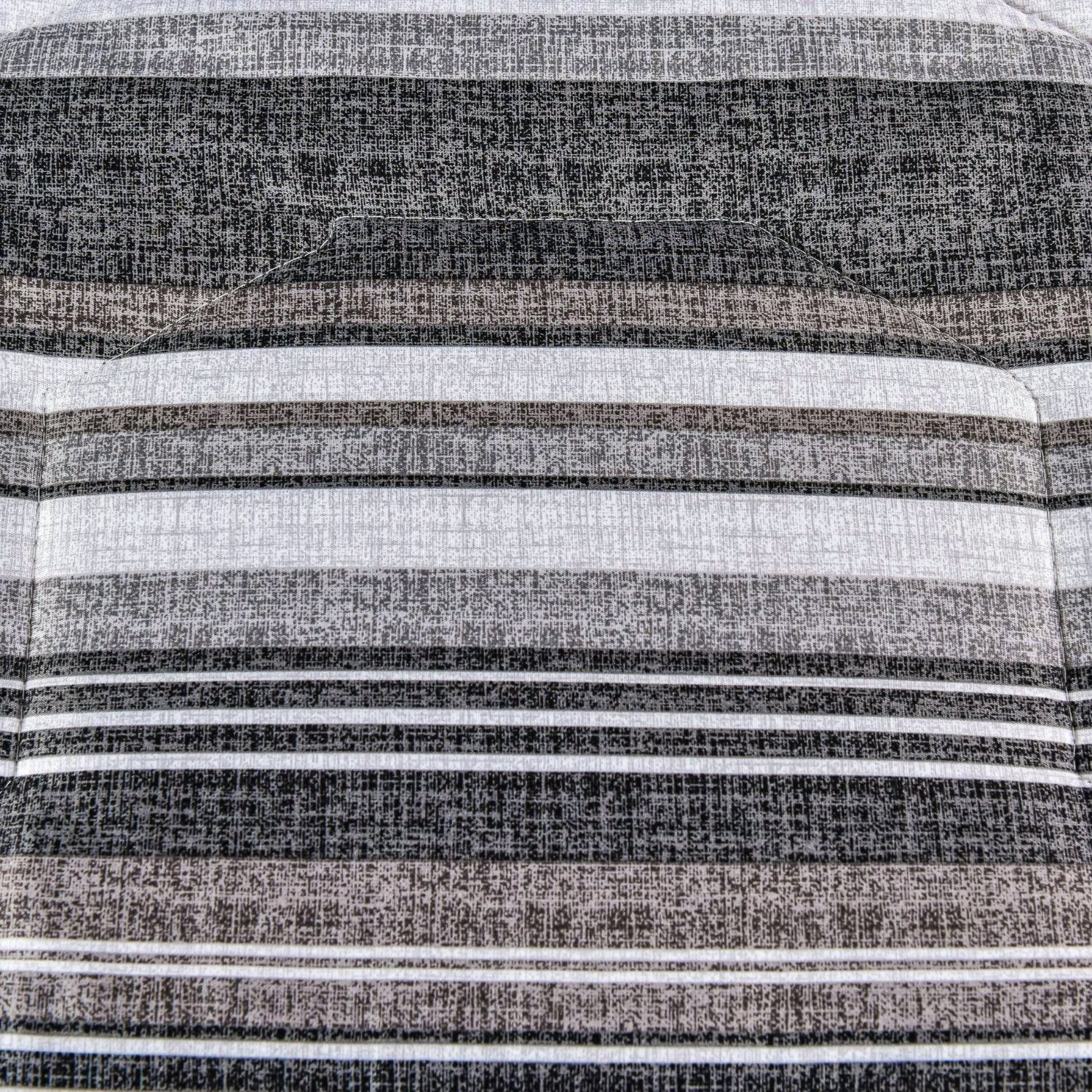 Lazy Dekbed zonder hoes - Velvet - grijs/zwart