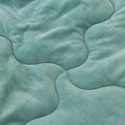 Teddy dekbed zonder overtrek - groen 