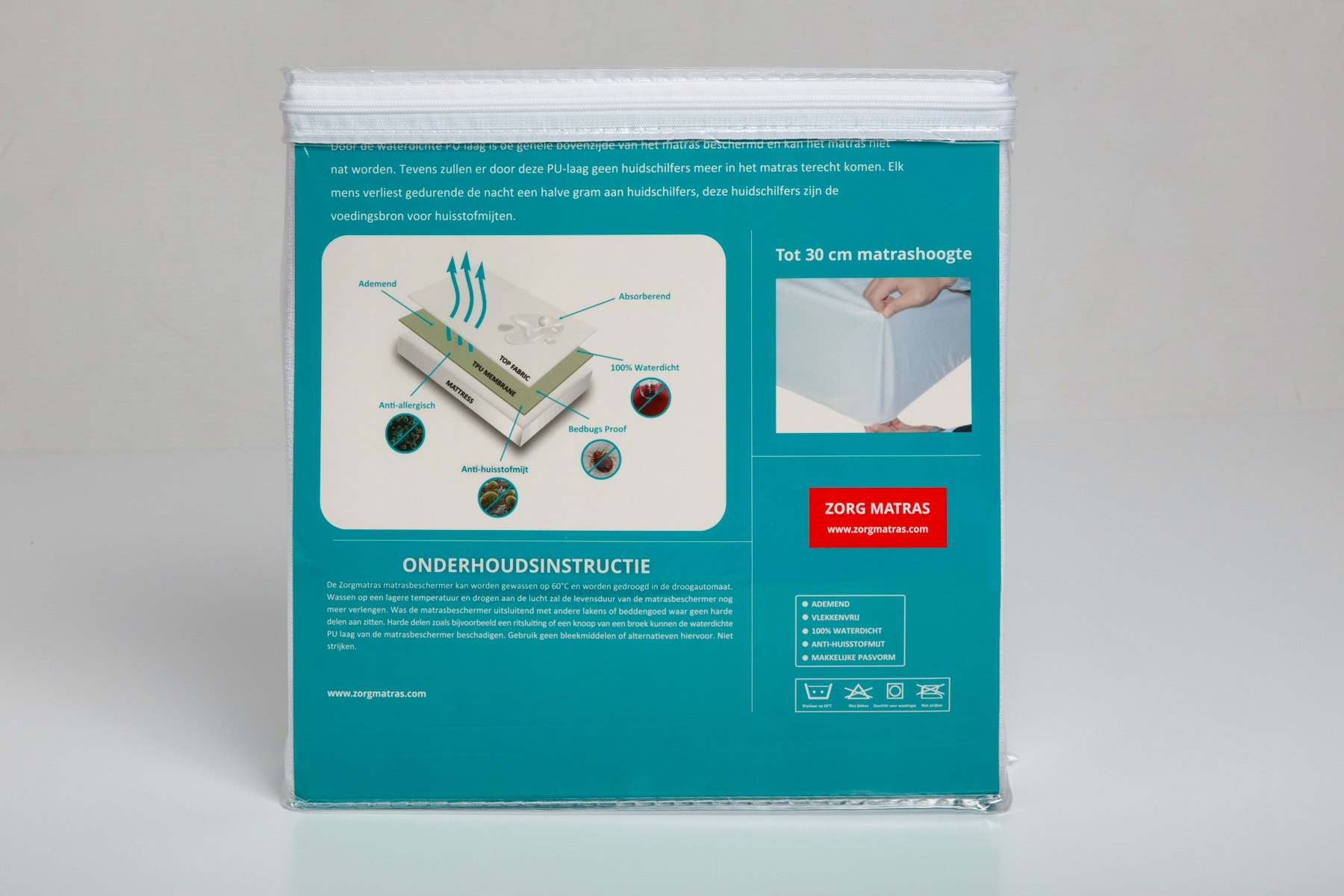 Waterdicht hoeslaken 140x200