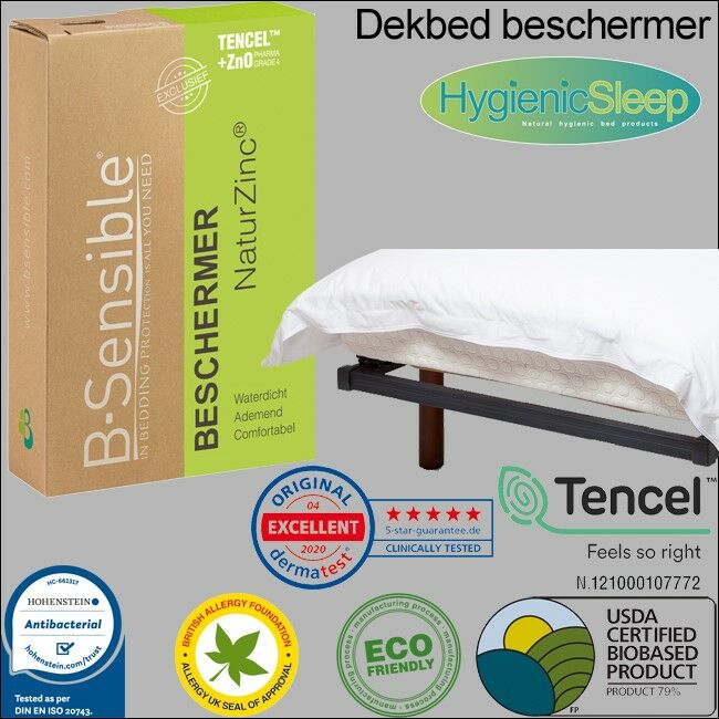 Dekbedbeschermer - waterdicht - Bio Tencel