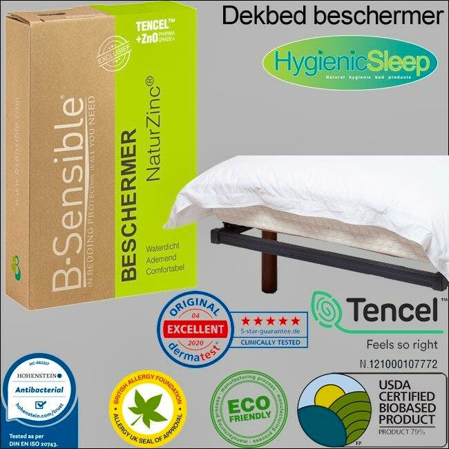 Dekbedbeschermer - waterdicht - Bio Tencel