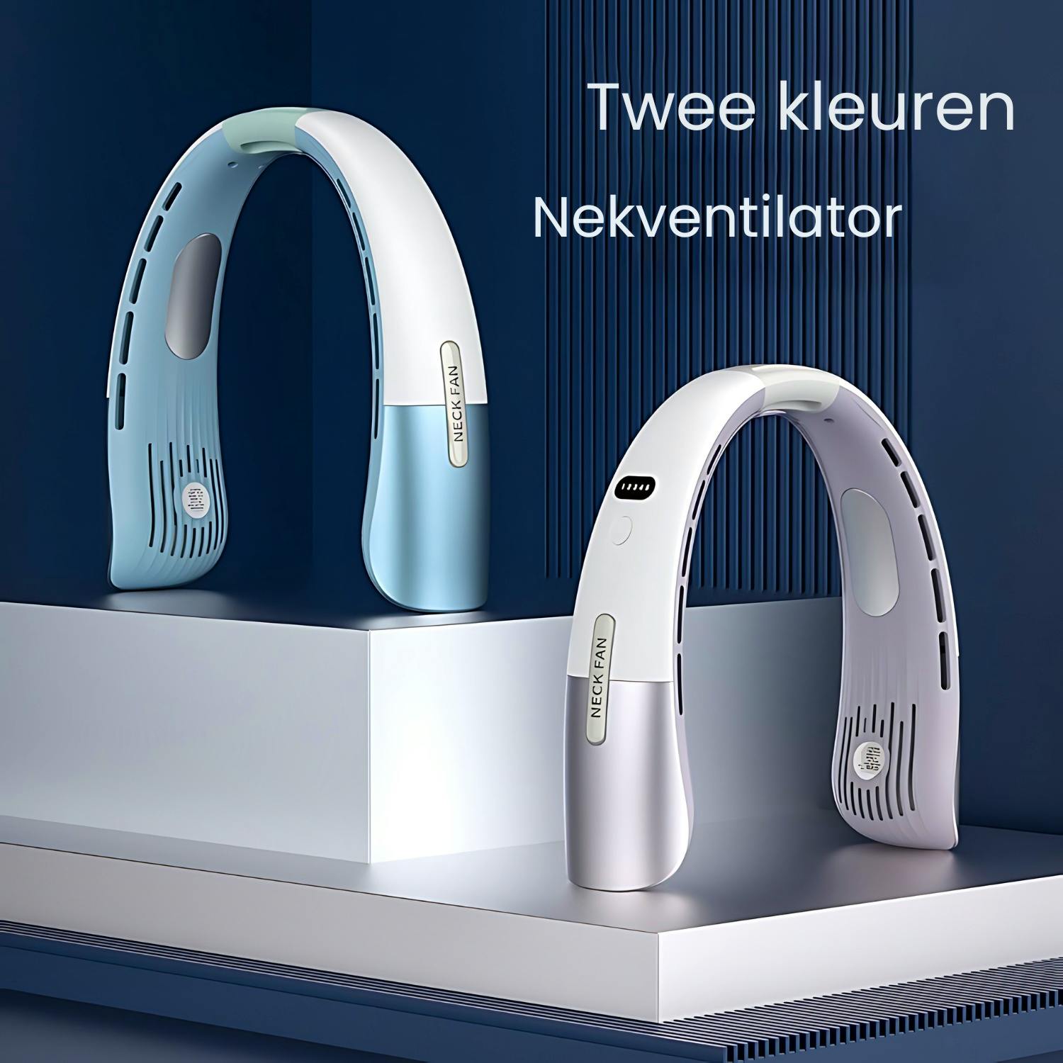 Nekventilator Blauw of grijs